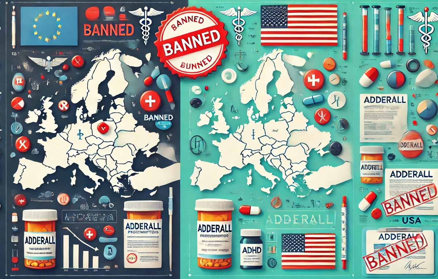 Why Adderall is Banned in Europe but Permitted in the USA