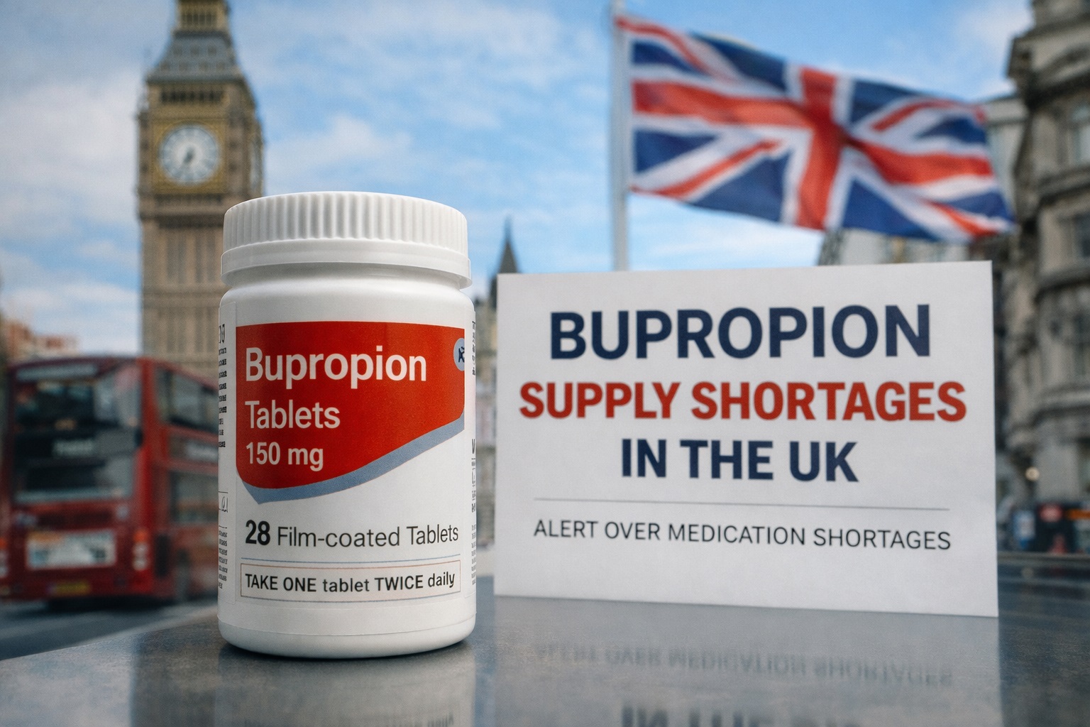 Bupropion Supply Shortages in the UK: Causes, Clinical Impact & What Patients Should Know