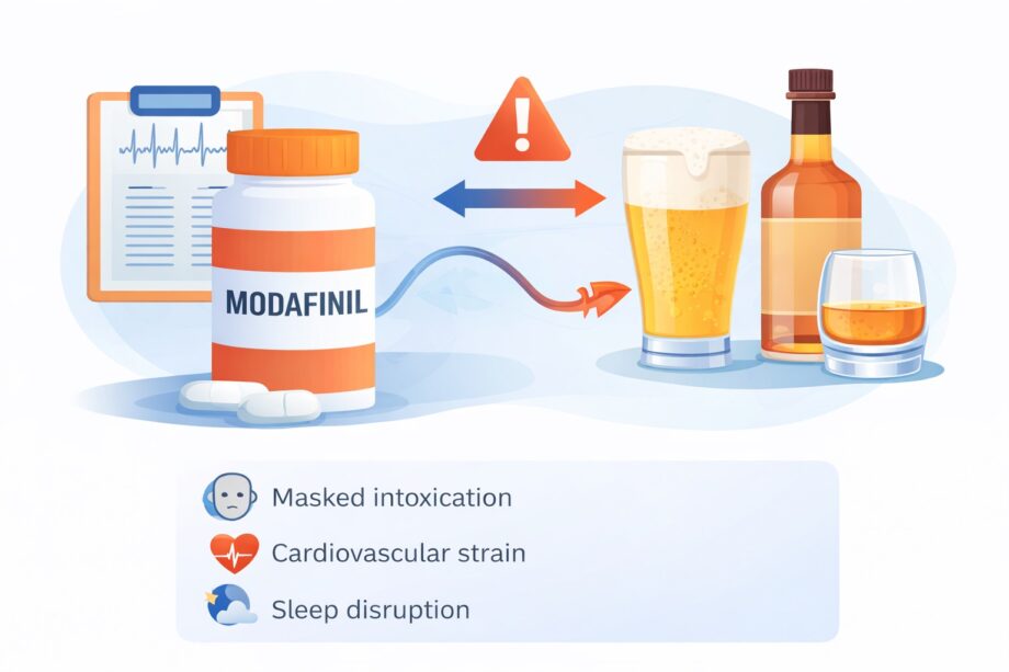 Modafinil and Alcohol